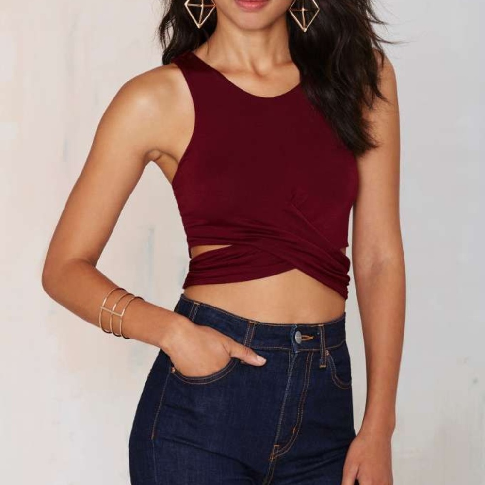 Jump Jump Criss Cross Crop Top